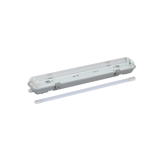8 x LED Industriarmatur - 60cm 2x60cm T8 - IP65