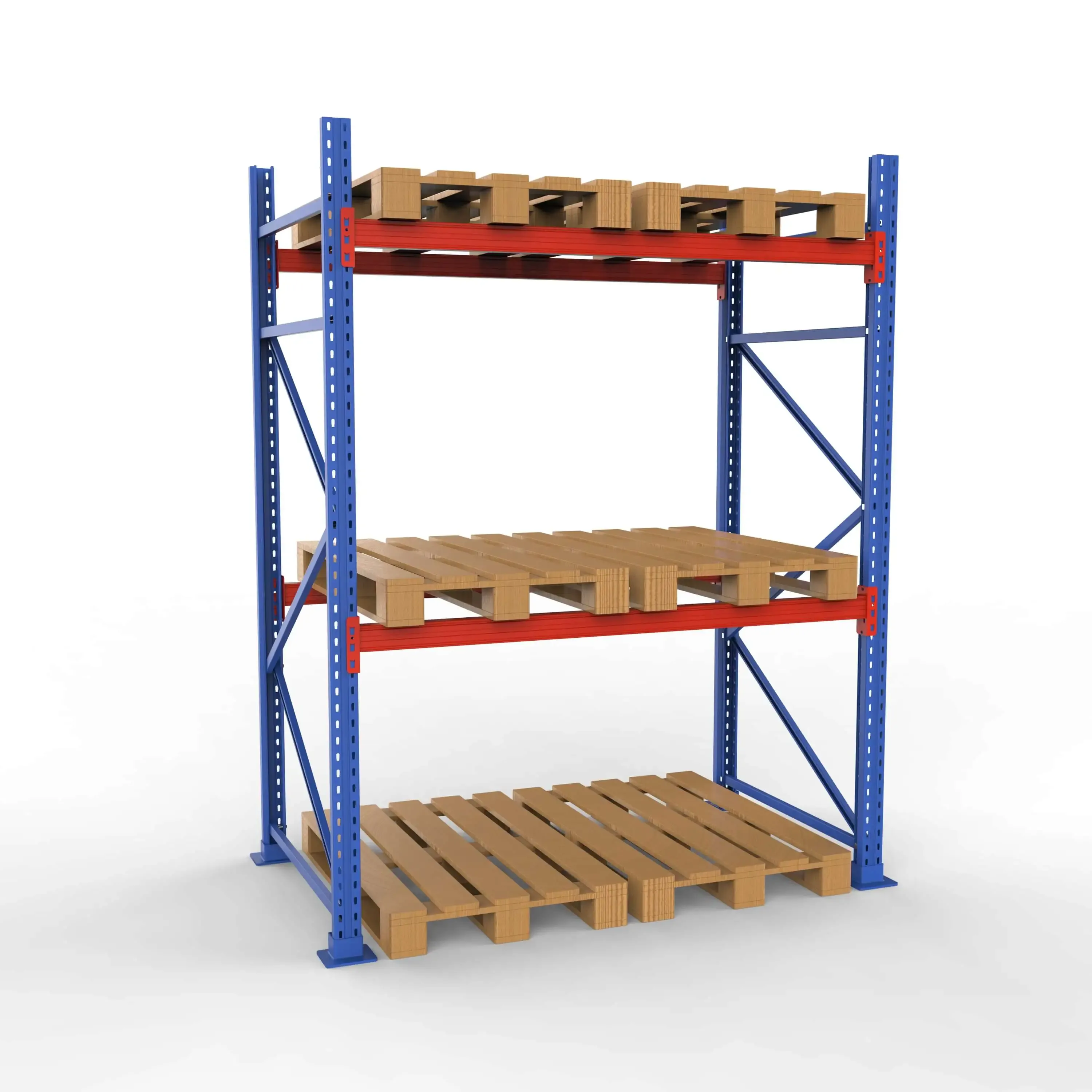 Komplet Pallereol - 1 Fag 2 Lag - 180cm Vanger - H�jde: 250cm