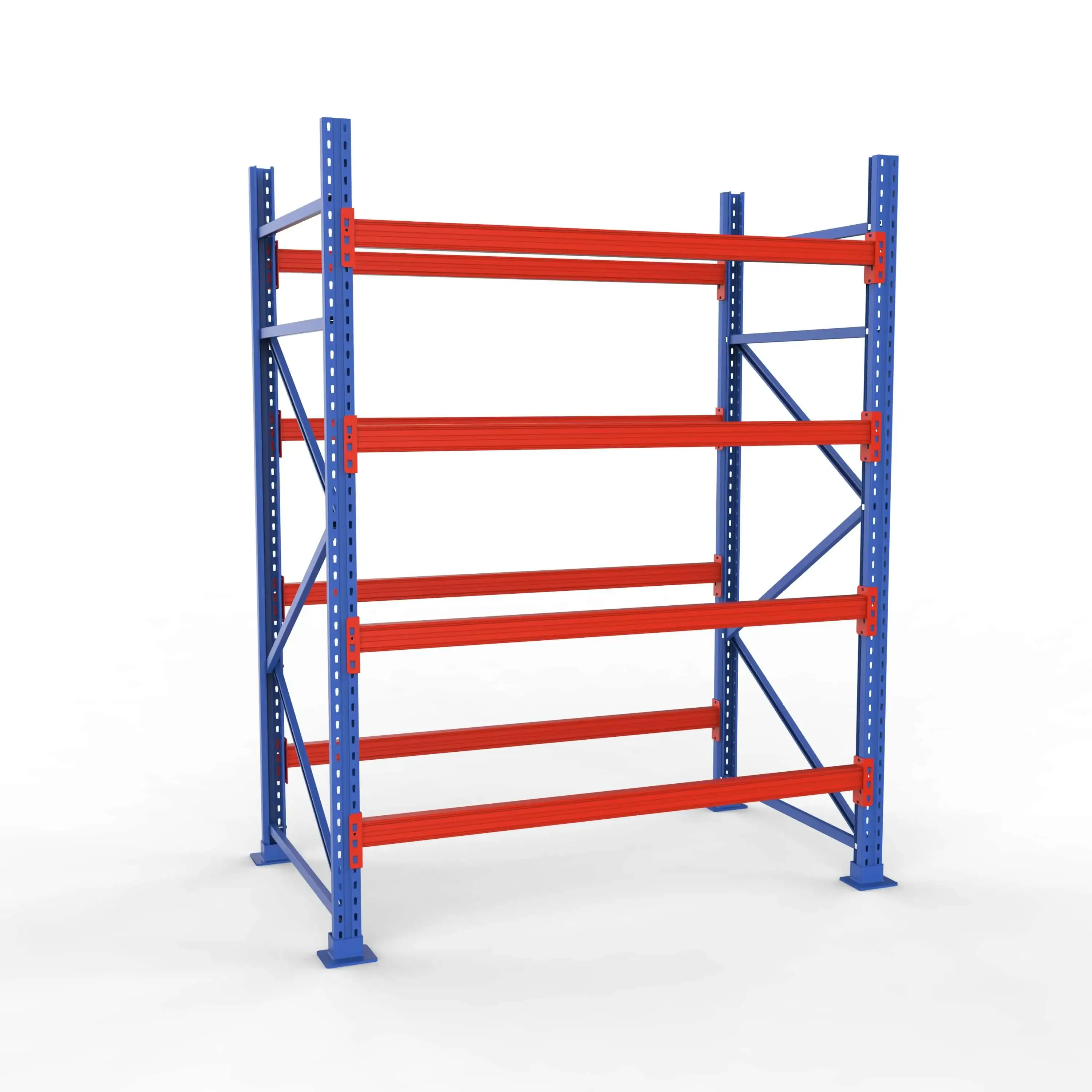 Komplet Pallereol - 1 Fag 4 Lag - 180cm Vanger - Hjde: 250cm