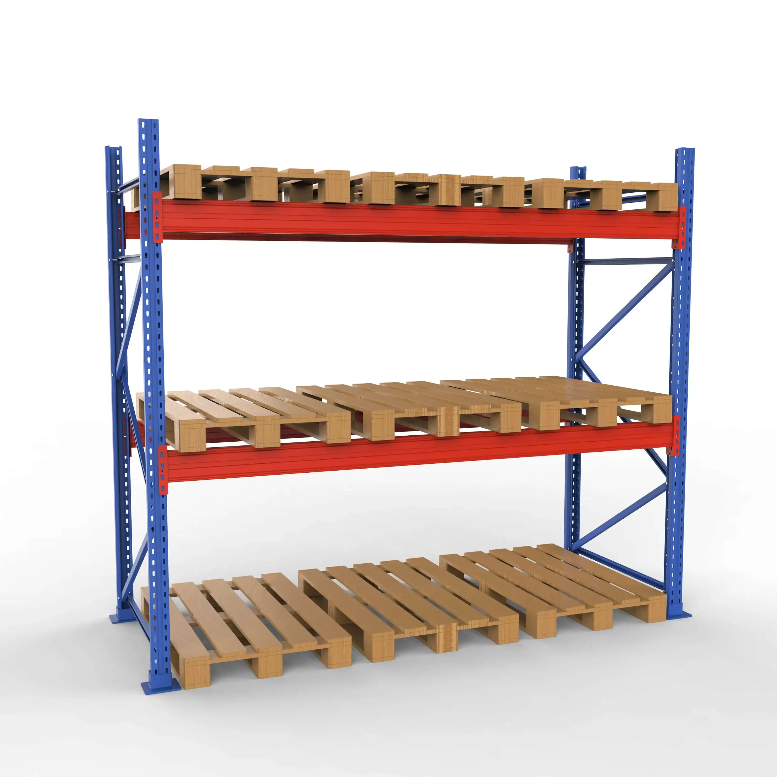 Komplet Pallereol - 1 Fag 2 Lag - 270cm Vanger - H�jde: 250cm