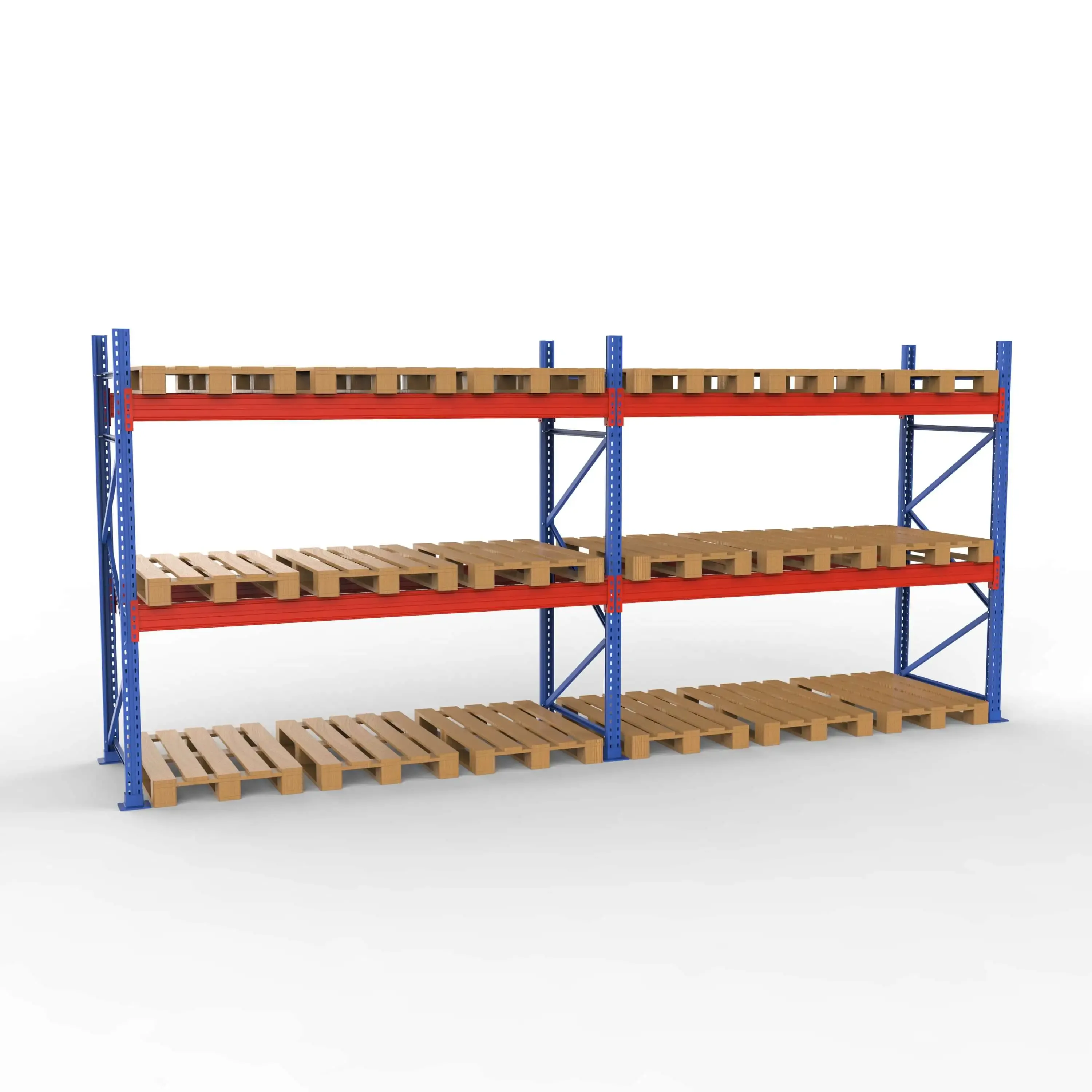 Komplet Pallereol - 2 Fag 2 Lag - 270cm Vanger - H�jde: 250cm