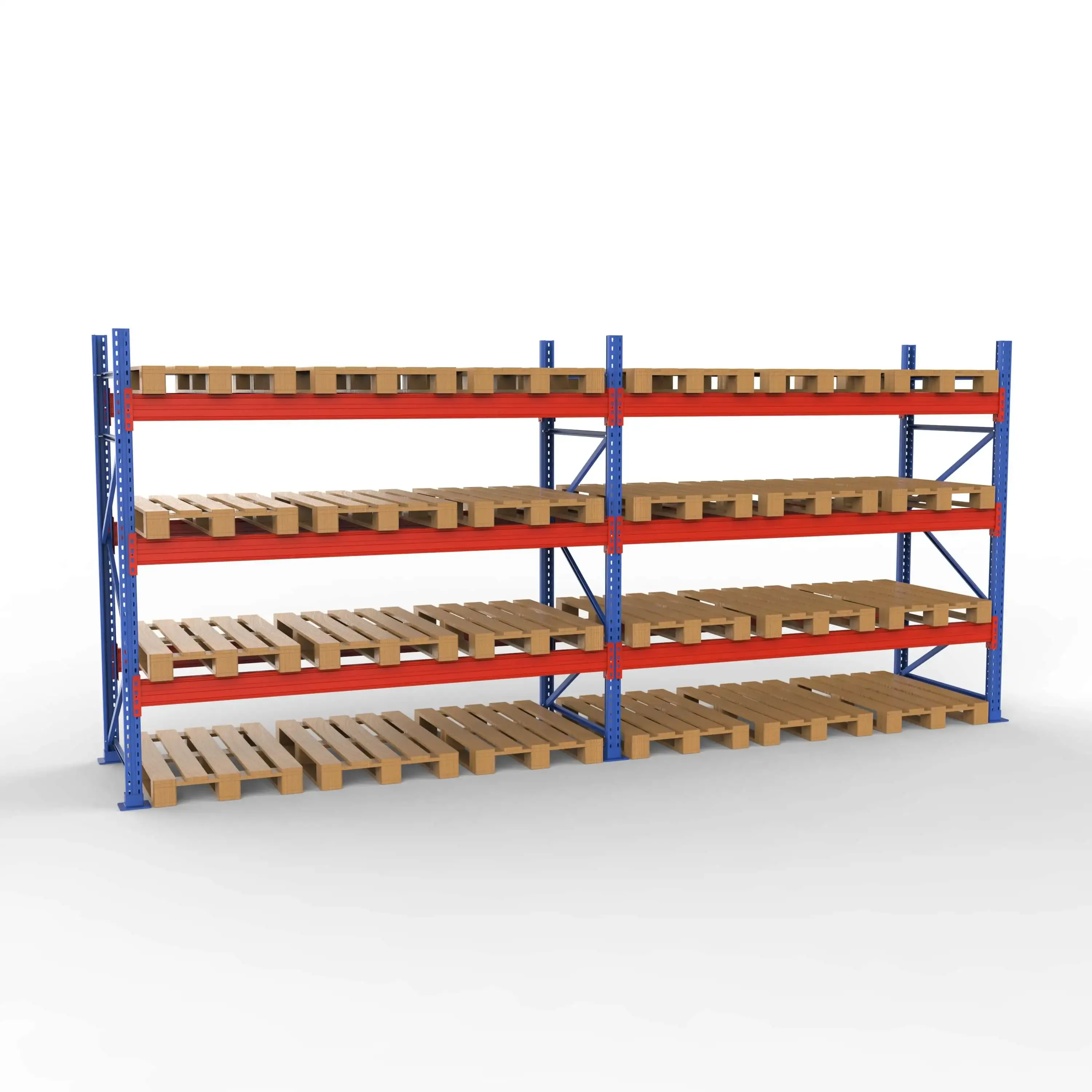 Komplet Pallereol - 2 Fag 3 Lag - 270cm Vanger - H�jde: 250cm
