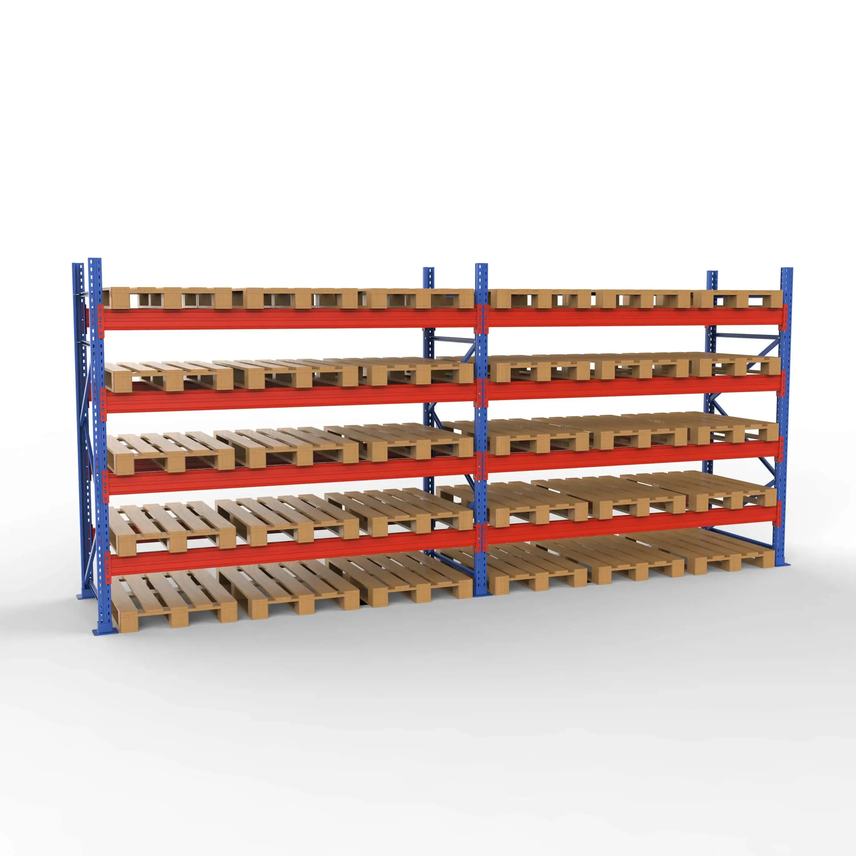 Komplet Pallereol - 2 Fag 4 Lag - 270cm Vanger - H�jde: 250cm