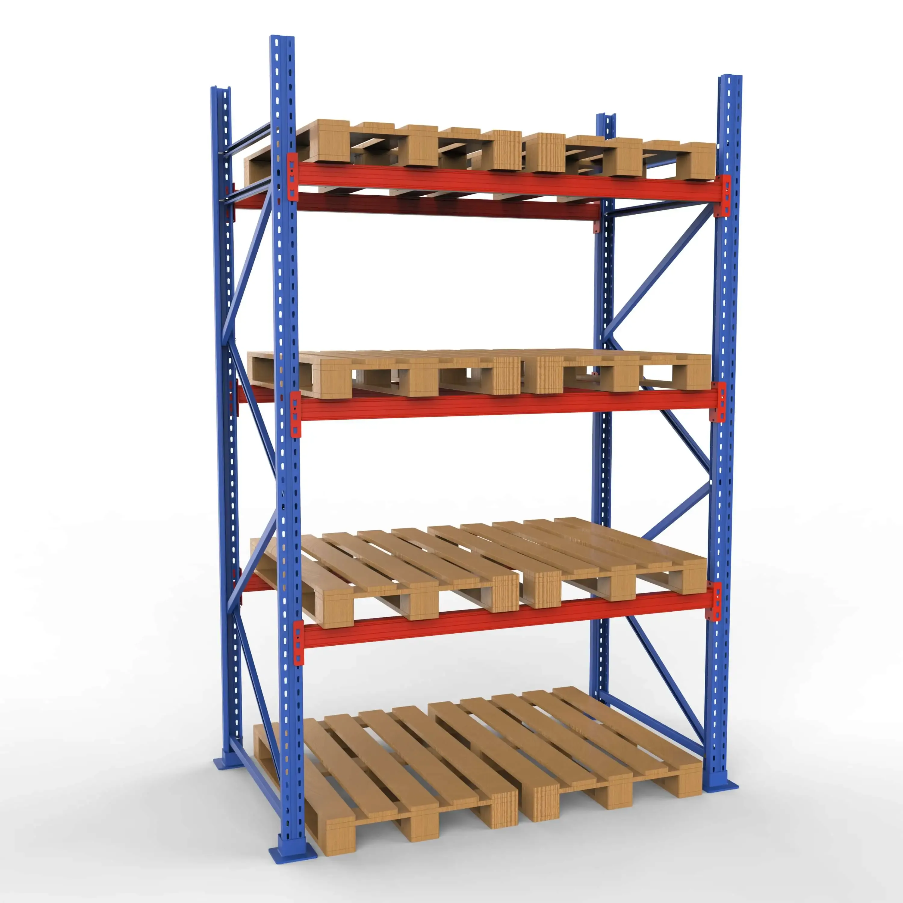 Komplet Pallereol - 1 Fag 3 Lag - 180cm Vanger - H�jde: 300cm