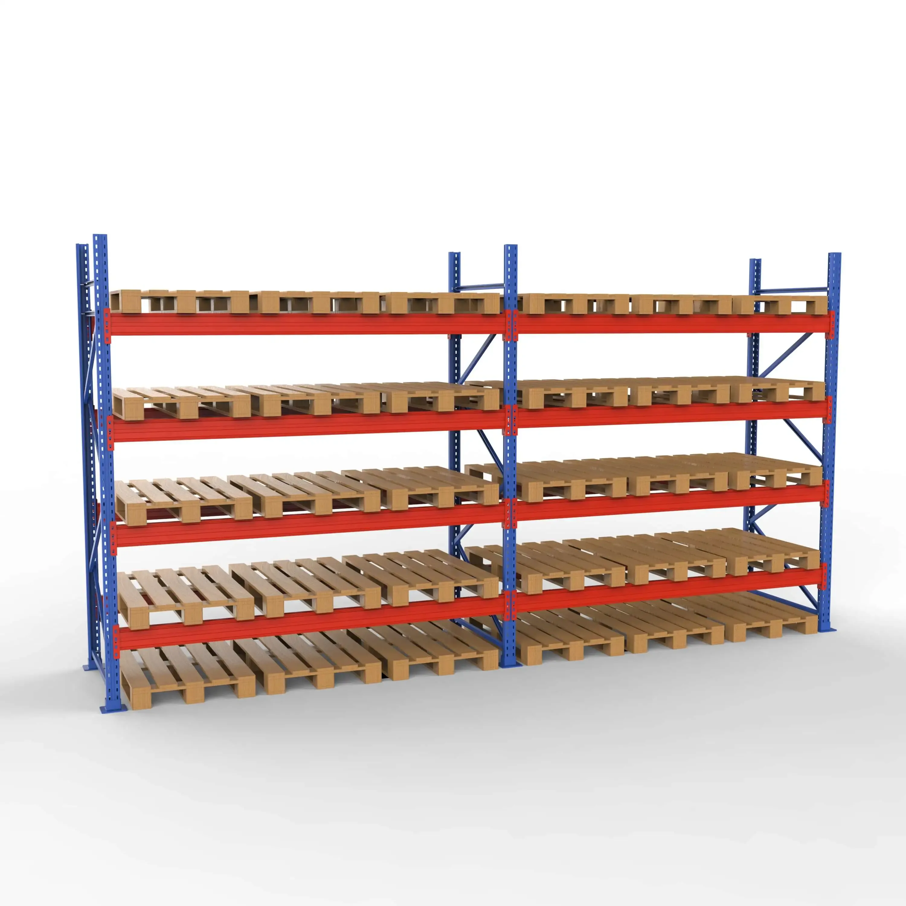 Komplet Pallereol - 2 Fag 4 Lag - 270cm Vanger - H�jde: 300cm
