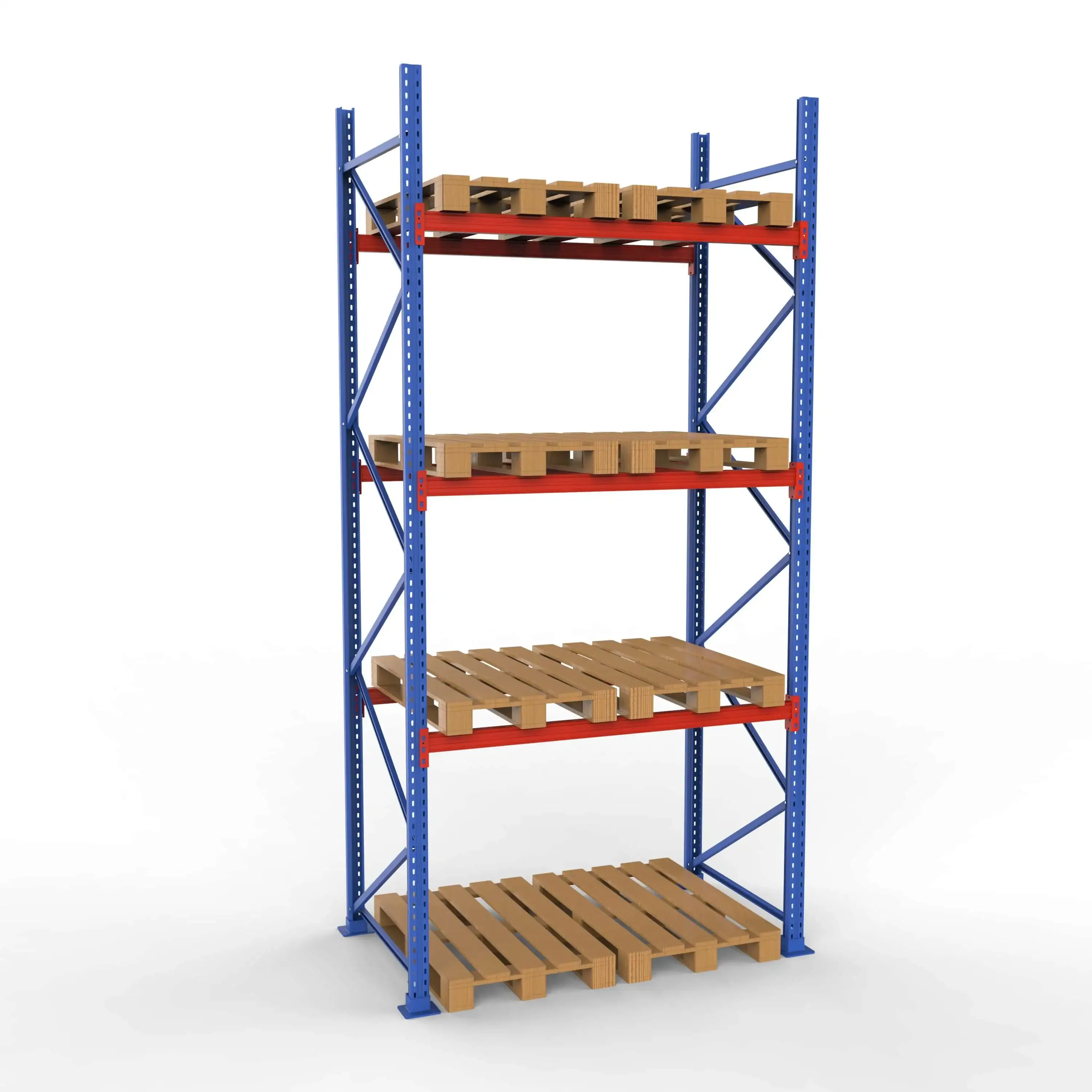 Komplet Pallereol - 1 Fag 3 Lag - 180cm Vanger - H�jde: 400cm