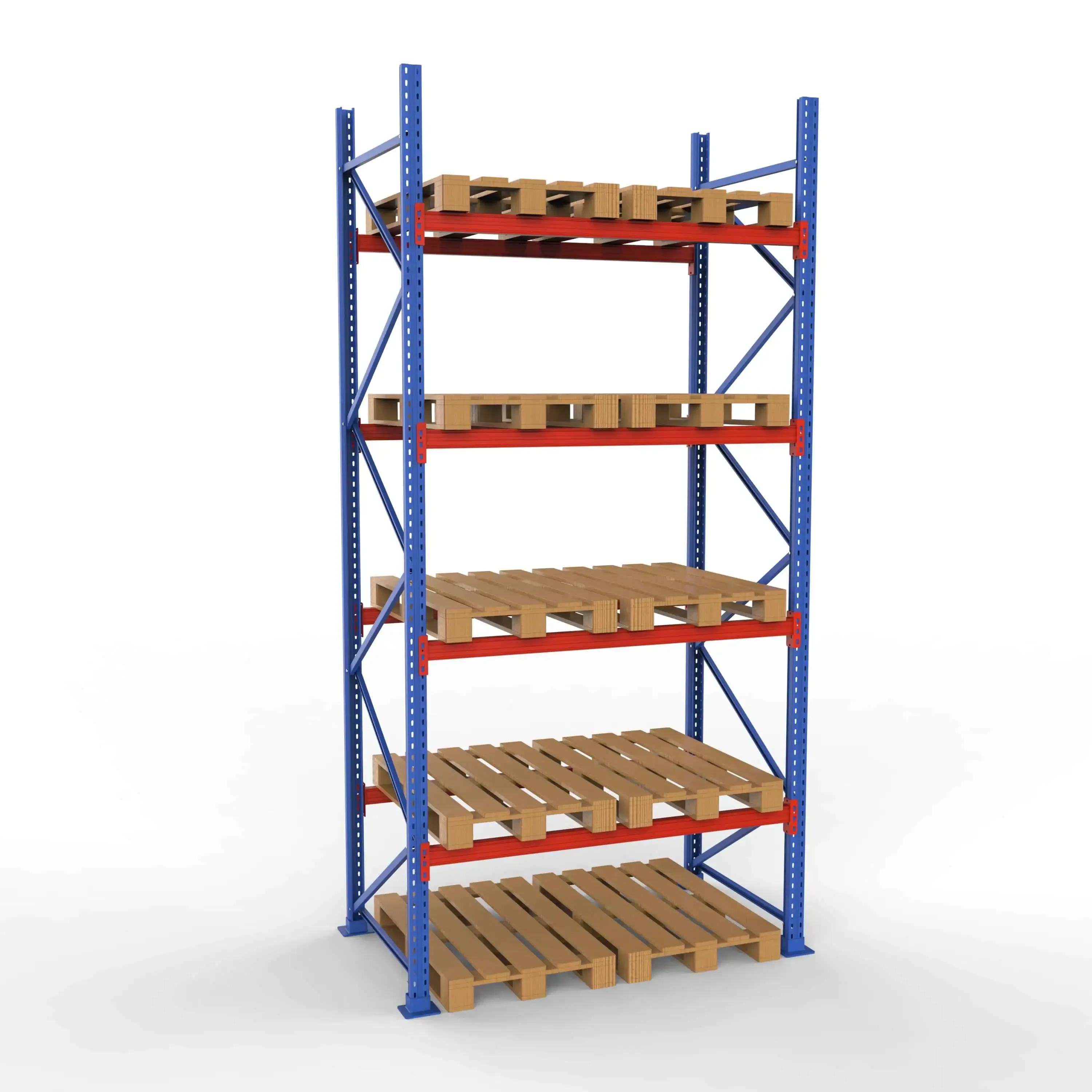 Komplet Pallereol - 1 Fag 4 Lag - 180cm Vanger - H�jde: 400cm