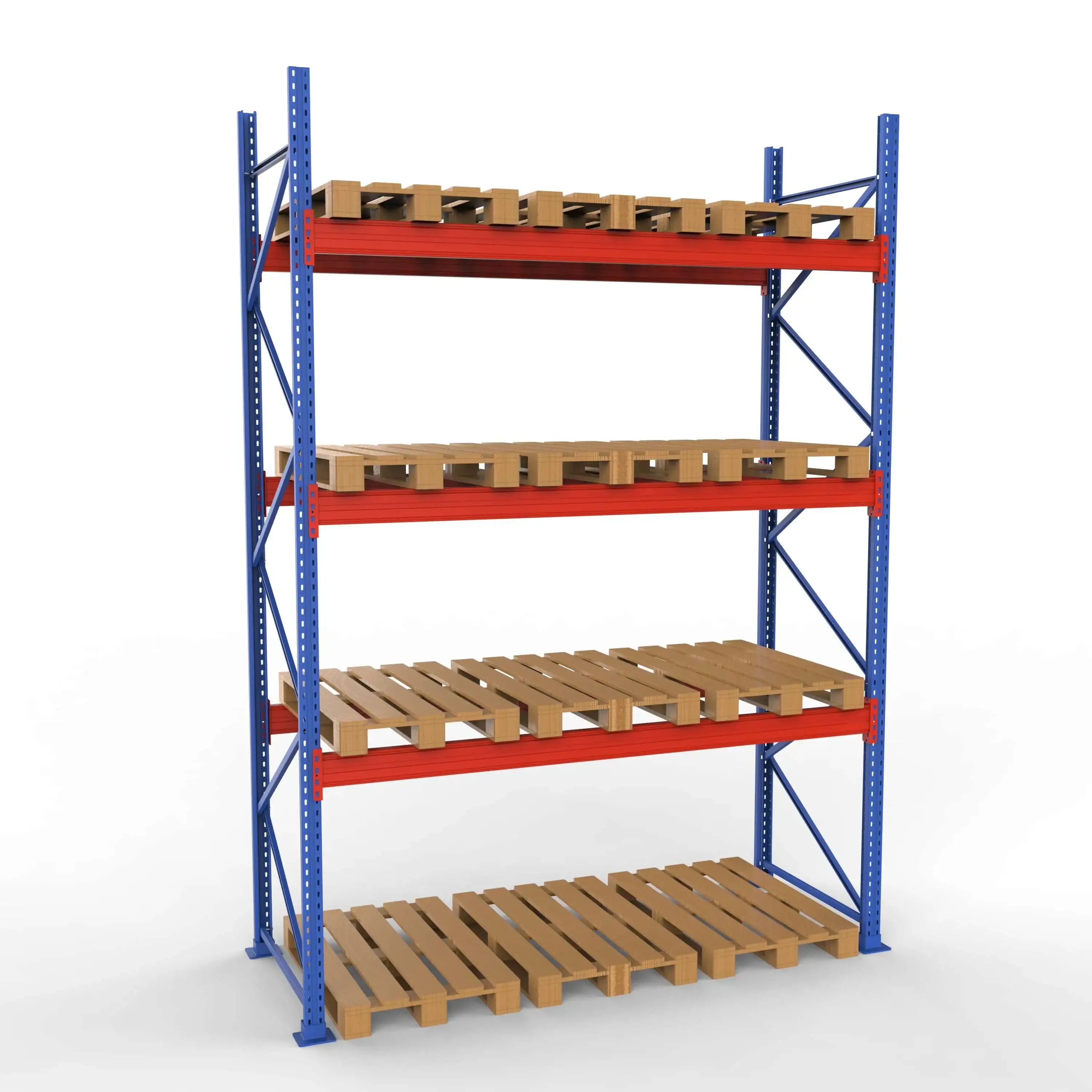 Komplet Pallereol - 1 Fag 3 Lag - 270cm Vanger - H�jde: 400cm