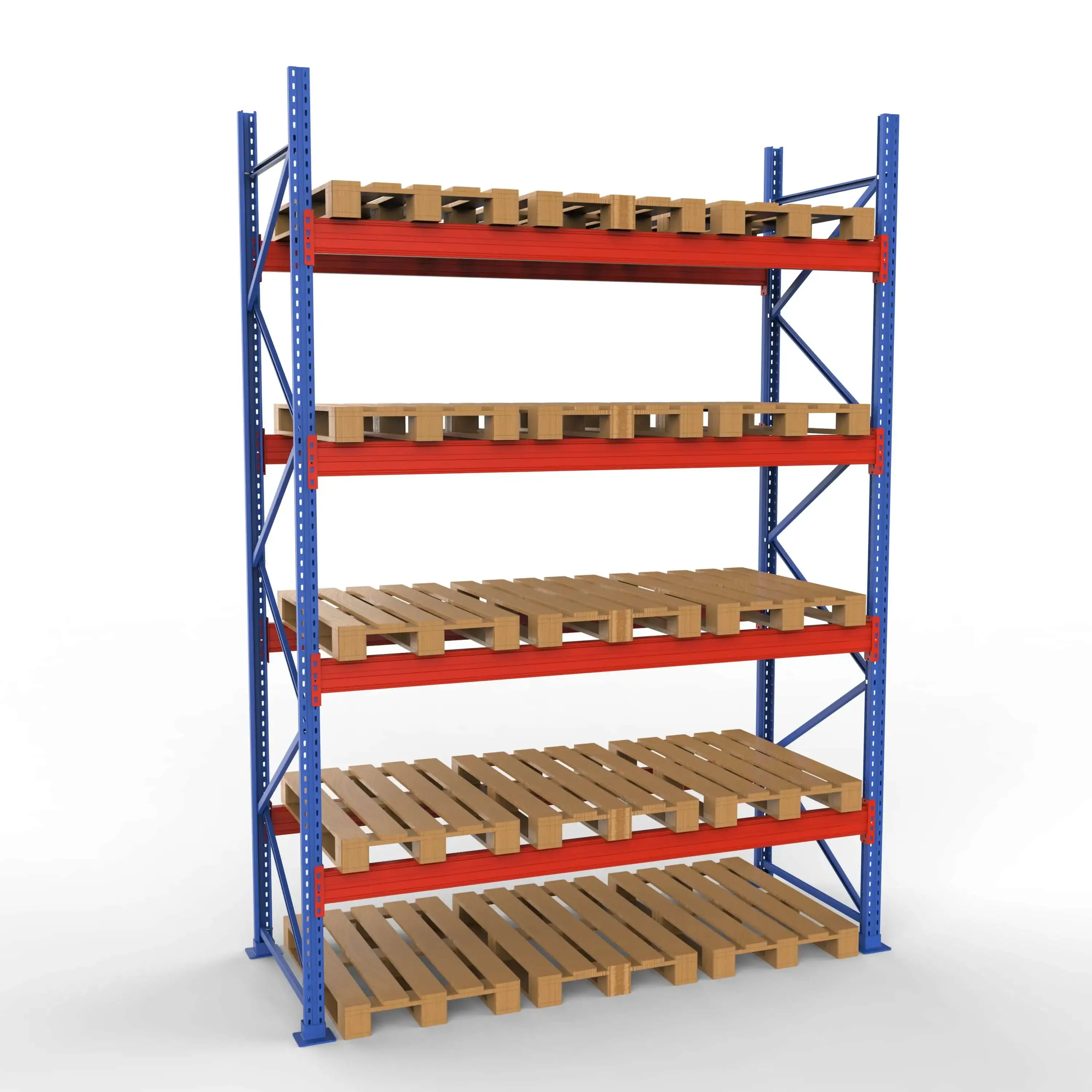 Komplet Pallereol - 1 Fag 4 Lag - 270cm Vanger - H�jde: 400cm