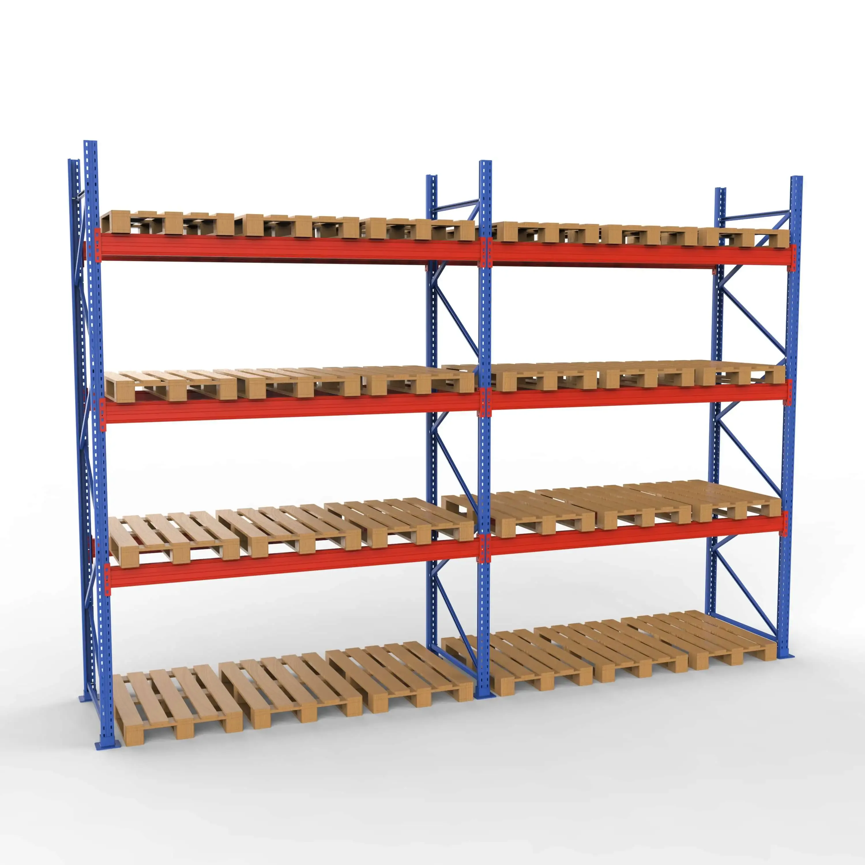 Komplet Pallereol - 2 Fag 3 Lag - 270cm Vanger - H�jde: 400cm