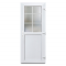 Ytterdörrar PVC  - ½ glas med invändiga spröjs 100 x 180