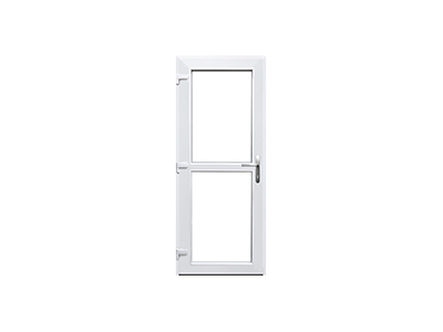 Ytterdörr - 2 x ½ glas