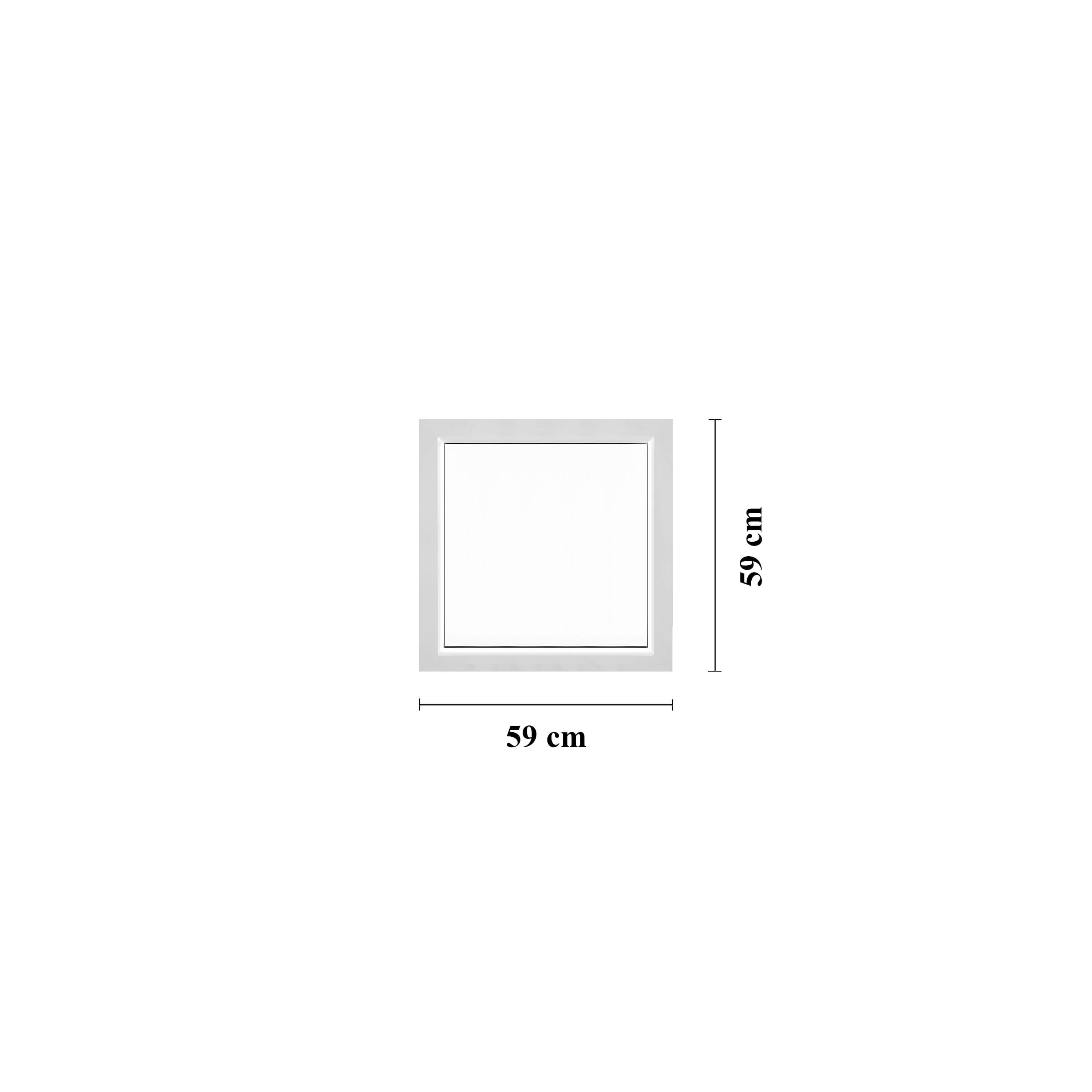 Fast fönster PVC 59 x 59 cm