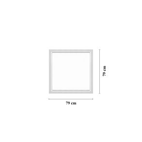 Fast f&ouml;nster PVC 79 x 79 cm