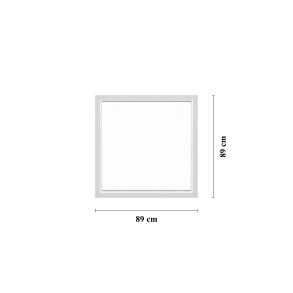 Fast f&ouml;nster PVC  89 x 89 cm