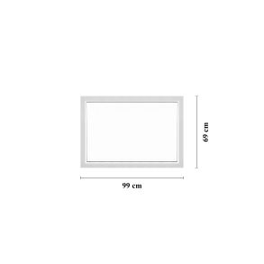 Fast f&ouml;nster PVC  99 x 69 cm