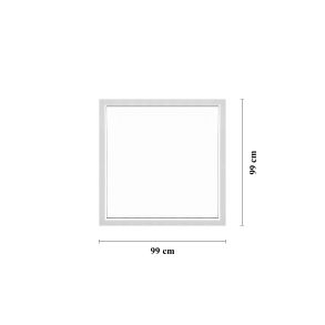 Fast f&ouml;nster PVC 99 x 99 cm