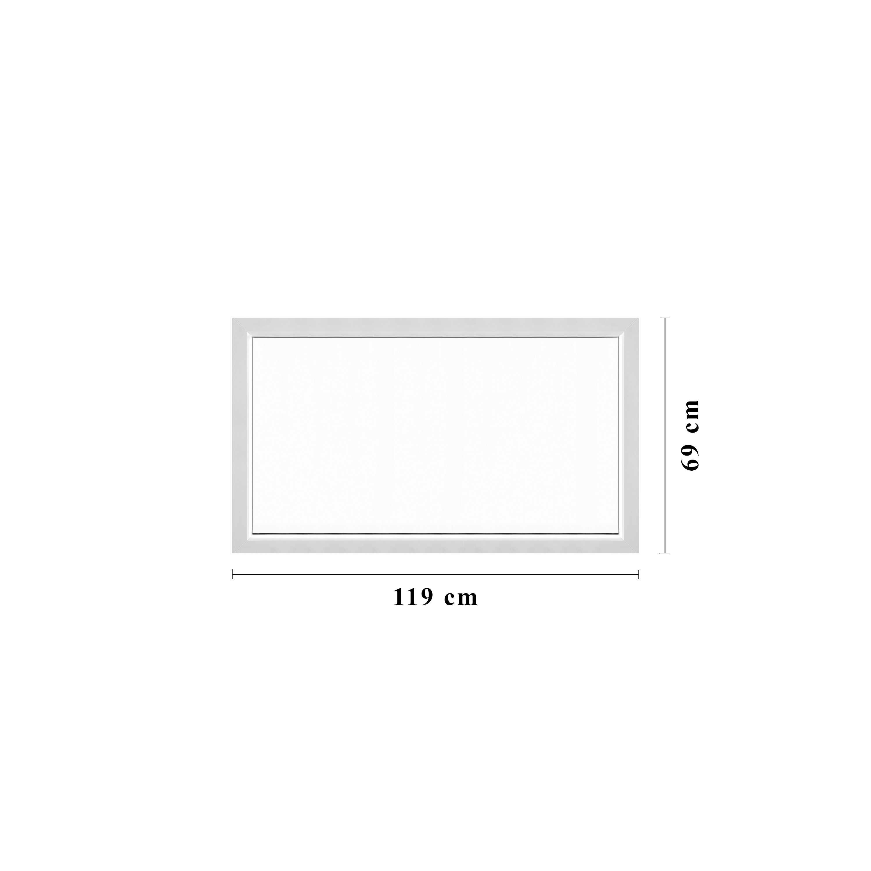 Fast fönster PVC 119 x 69 cm