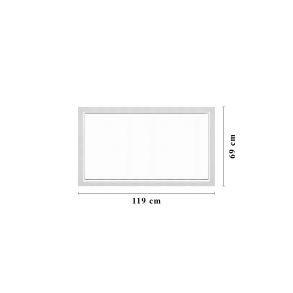 Fast f&ouml;nster PVC 119 x 69 cm