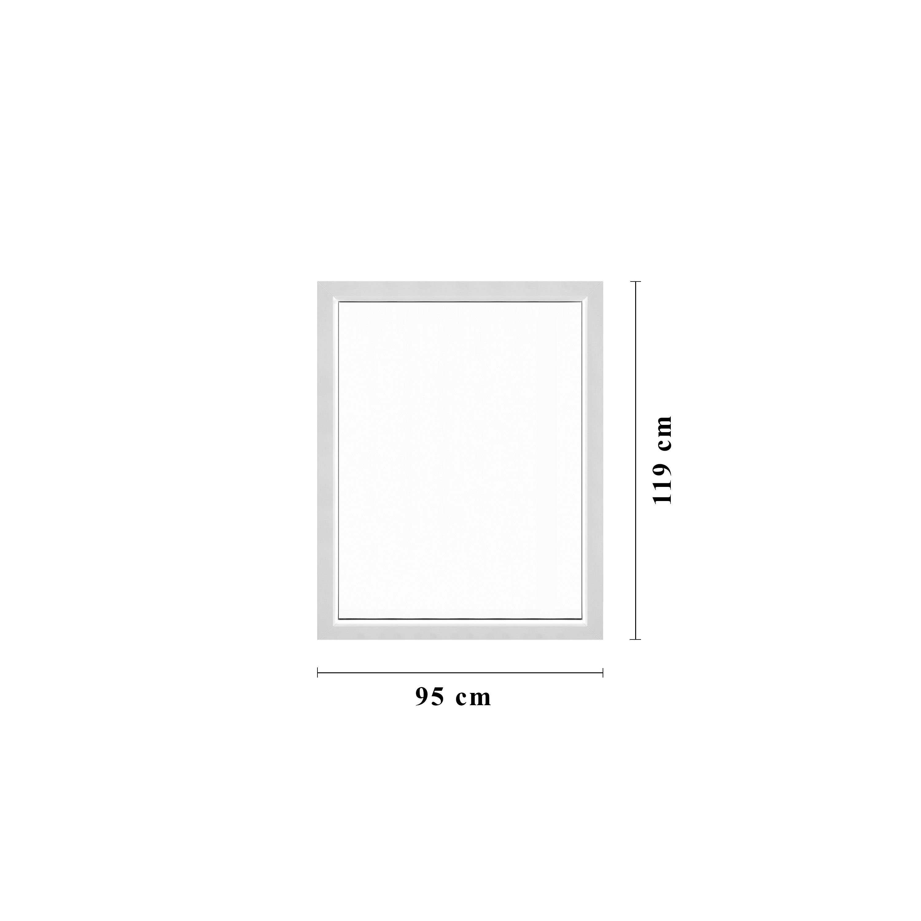 Fast fönster PVC  95 x 119 cm