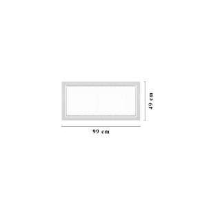 Fast f&ouml;nster PVC 99 x 49 cm