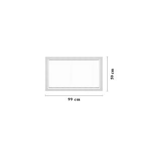 Fast f�nster PVC 95 x 59 cm