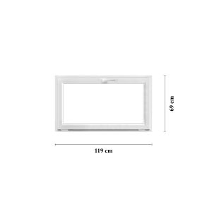 Bottenh�ngt f�nster PVC 119 x 69 cm