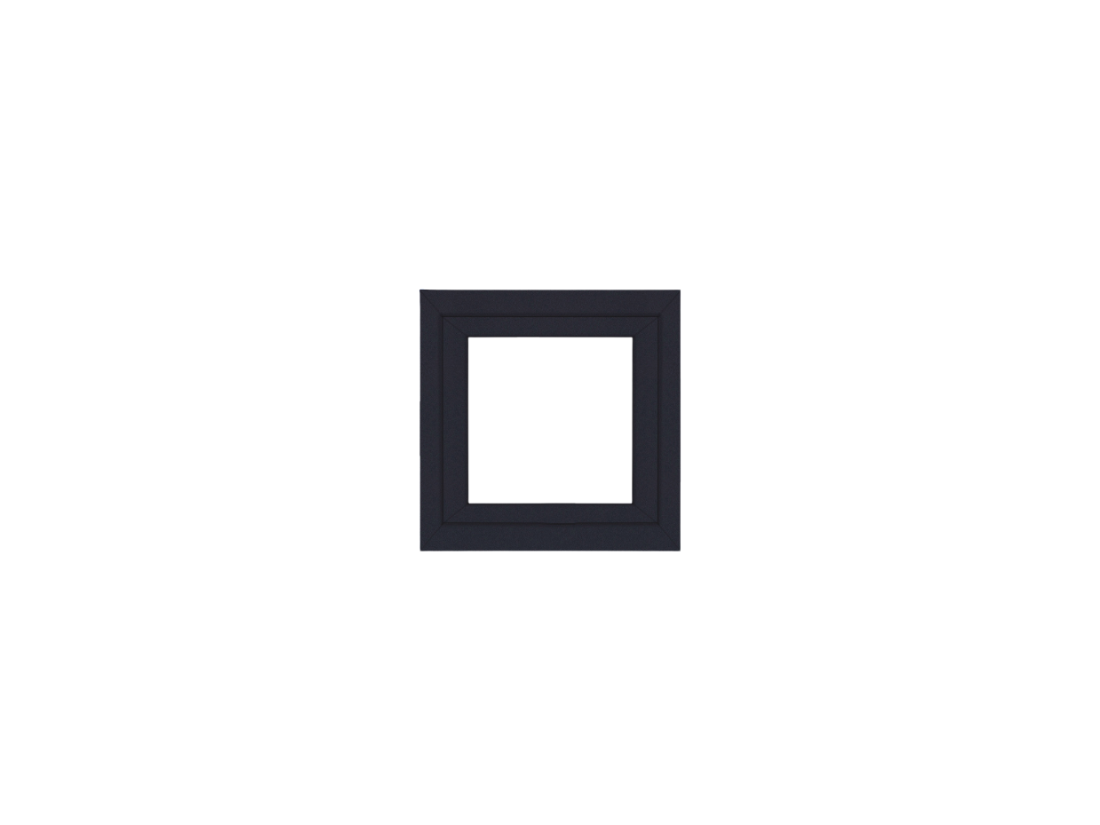 Plastvindue PVC Dreje/Kip Antracit Klart Glas B59 H59 - VDK01 - Bautik ...