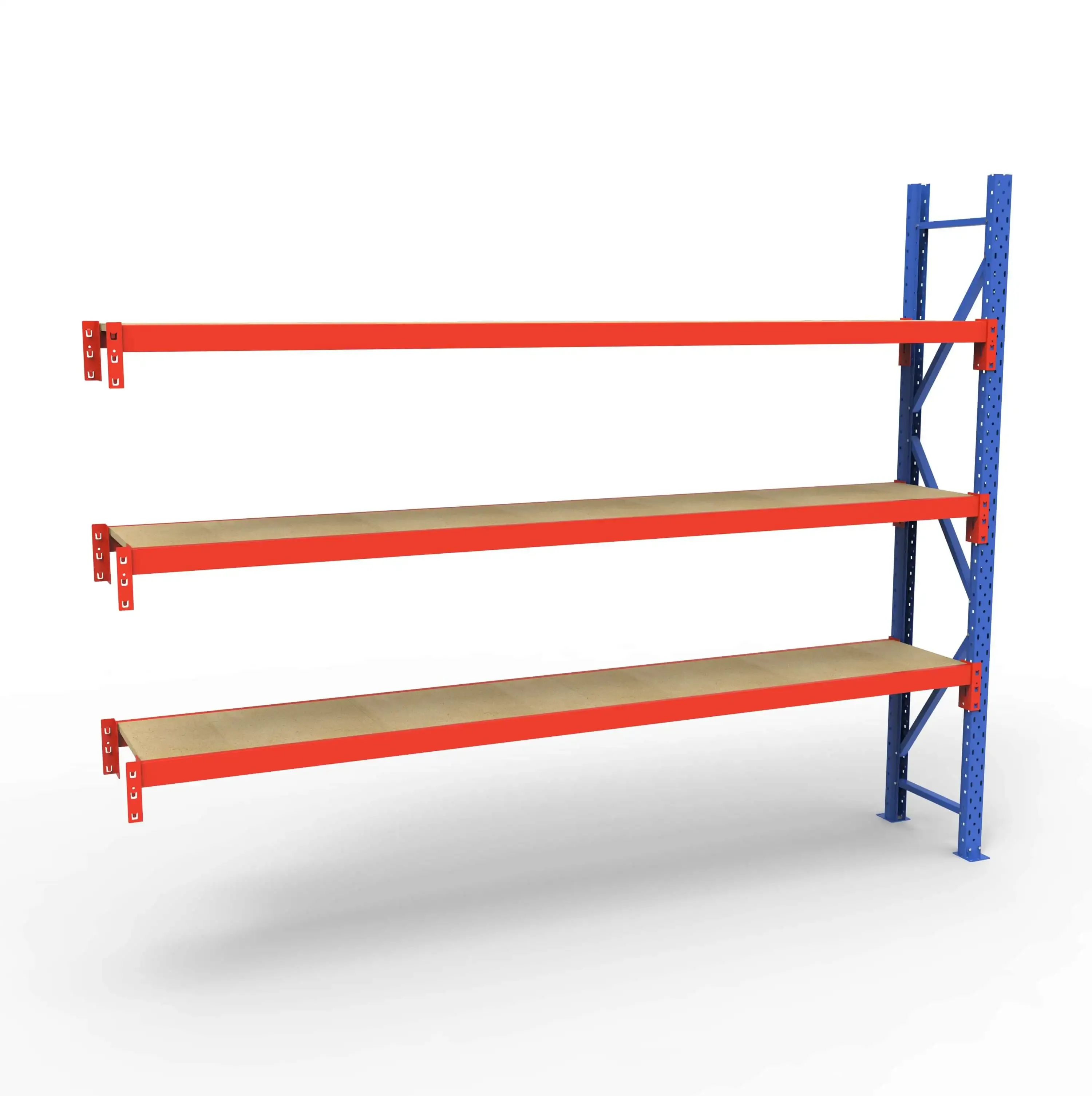 Lagerreol tilbygningsfag | 3 Lag | 240cm Vanger | H�jde: 200cm | Dybde: 40cm