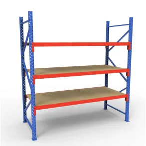 Komplet Lagerreol | 1 Fag | 3 Lag | 180cm Vanger | H�jde: 200cm | Dybde: 80cm
