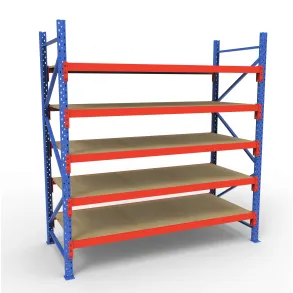 Komplet Lagerreol | 1 Fag | 5 Lag | 180cm Vanger | H�jde: 200cm | Dybde: 80cm