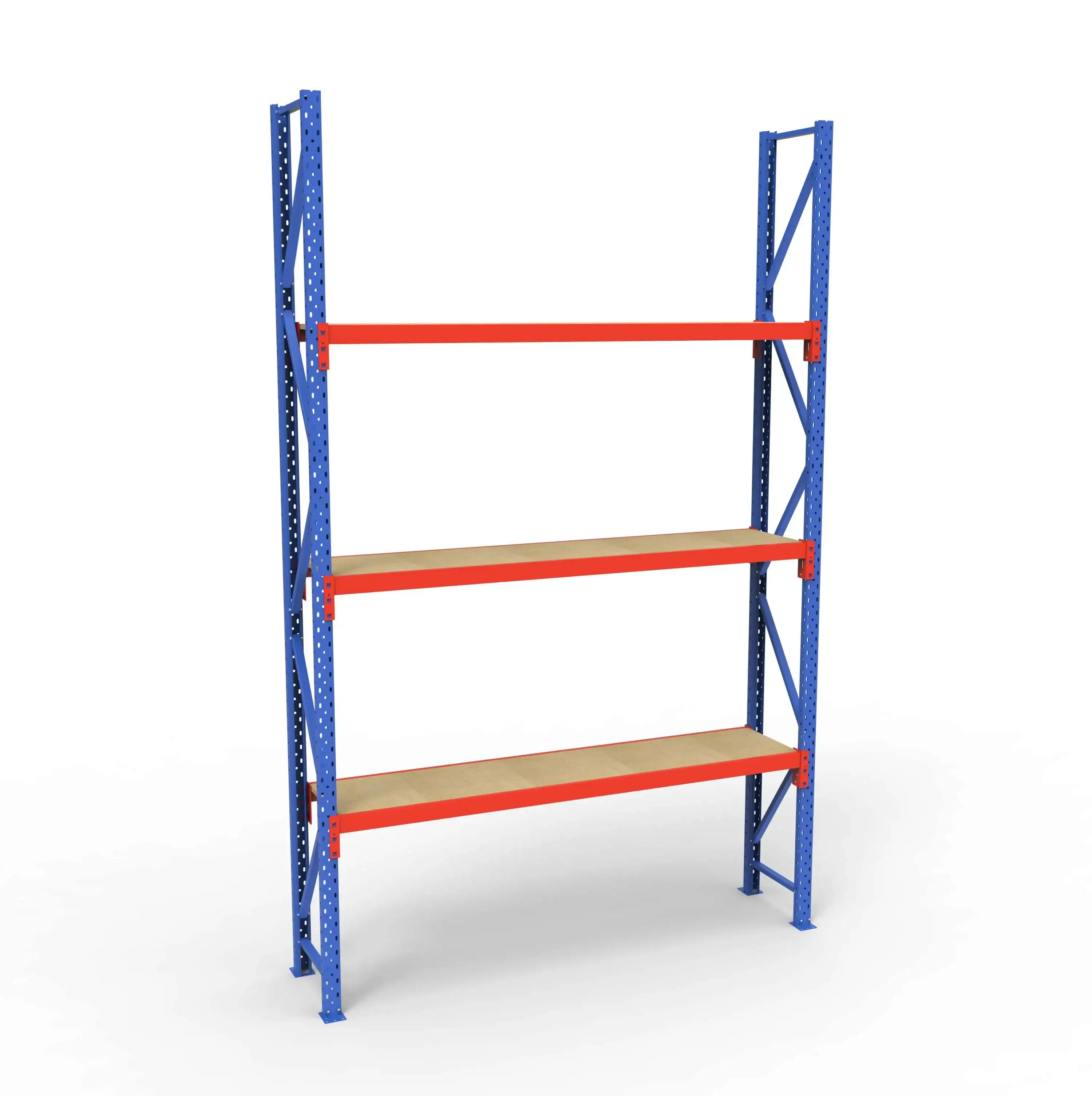 Komplet Lagerreol | 1 Fag | 3 Lag | 180cm Vanger | H�jde: 300cm | Dybde: 40cm