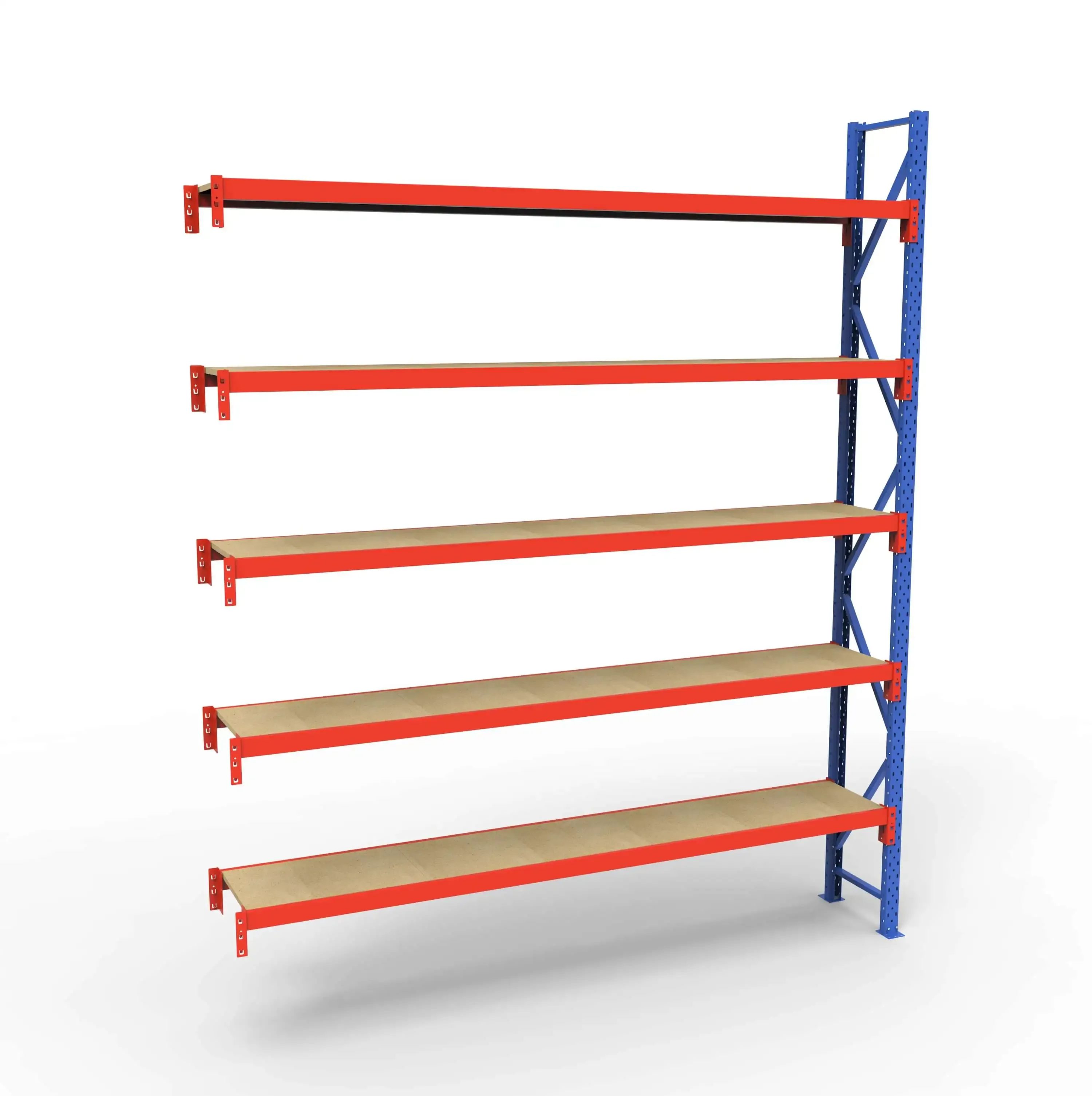 Lagerreol tilbygningsfag | 5 Lag | 240cm Vanger | H�jde: 300cm | Dybde: 40cm