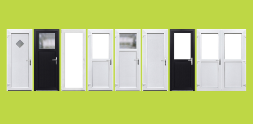 Ytterdörrar PVC