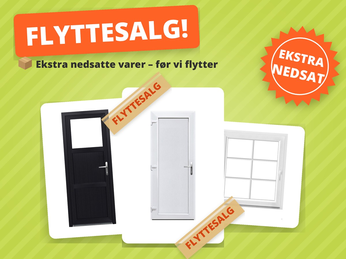Plastd&oslash;re og -Vinduer