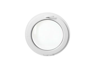 Runda plastfönster PVC. Dreh Kipp